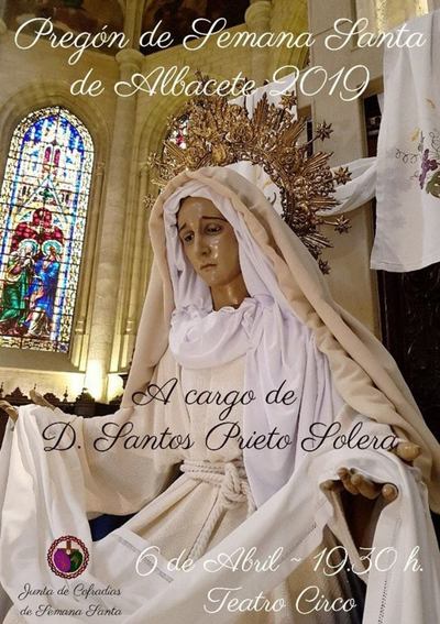 La Junta de Cofradías celebra el sábado el Pregón de Semana Santa de Albacete